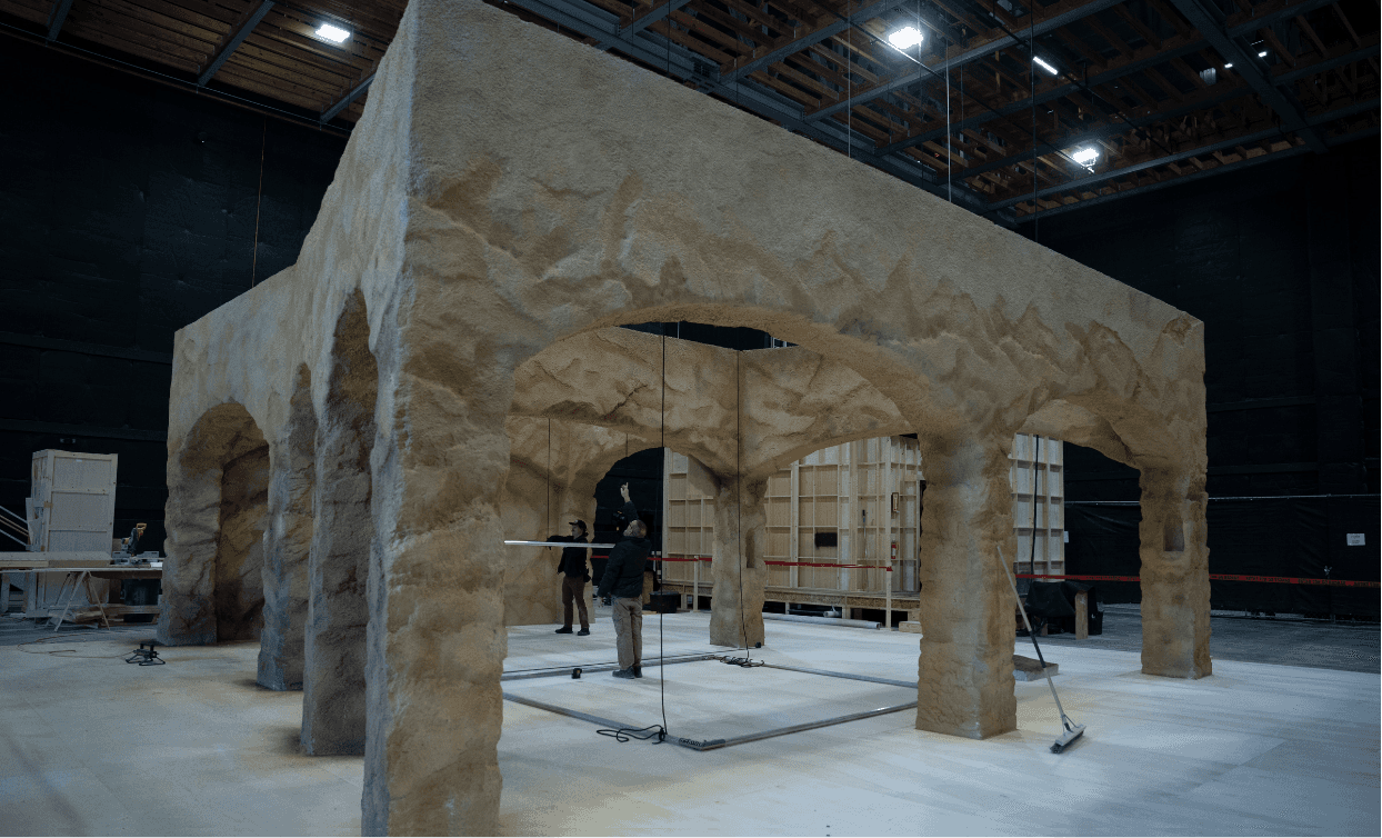 Building The Grotto Set